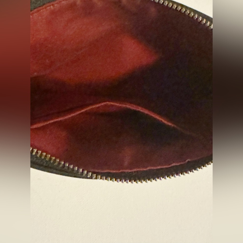 Coach Signature Stripe Wristlet | Brown & Tan Canvas | Gold Hardware (EUC) - Picture 5 of 6